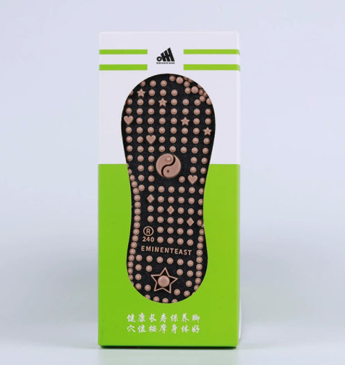 Chaussettes de massage en coton acupoint peigné à usage ménager créatif