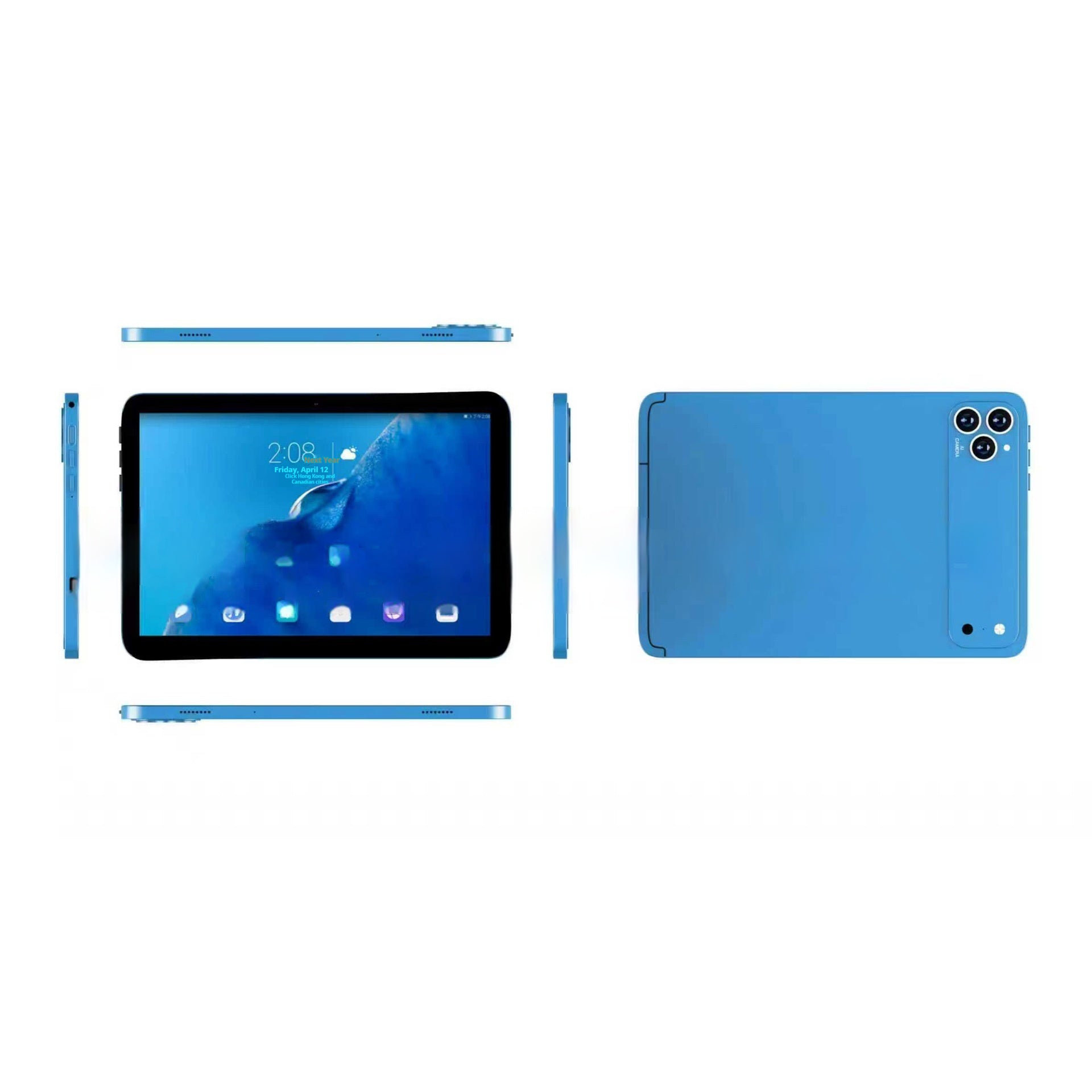 Tablette de 10 pouces avec un processeur octa-core 4G appelant Wi-Fi 5G et Android
