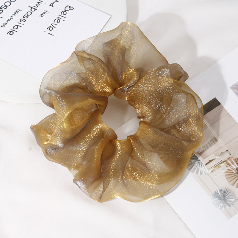 Chiffon surdimensionné Organza Printemps et Été Accessoires de cheveux simples