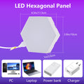 Hexagon Lights 10 Pack LED Wall Panels