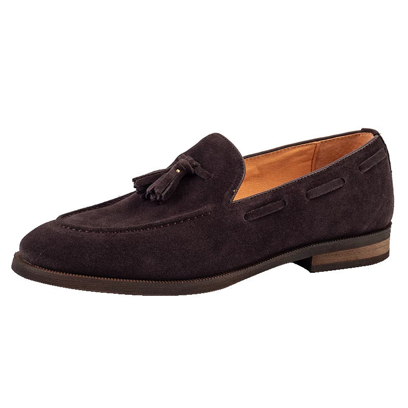 Hommes Slip-on chaussures en cuir Mocassins pour le transport