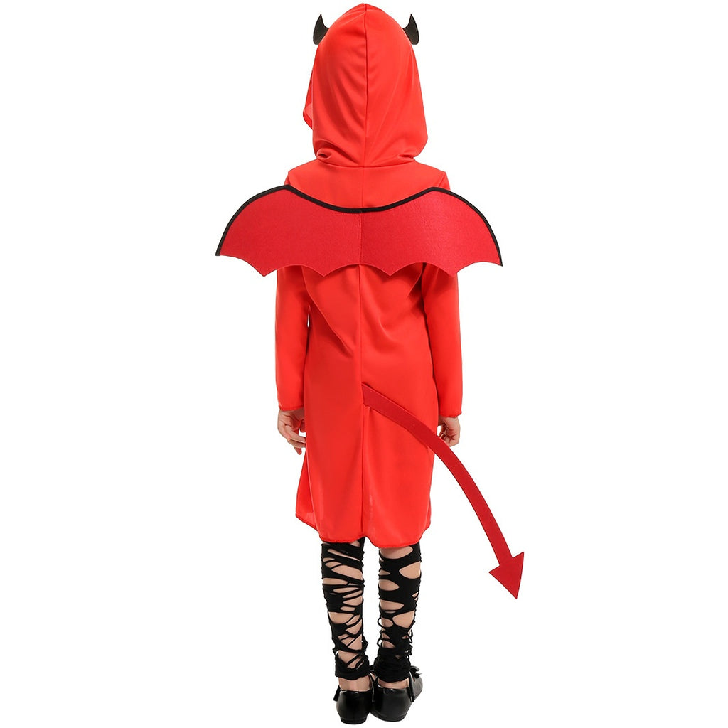 Déguisement de la petite diable d'Halloween Satan Rôle Jouer Cos Déguisement