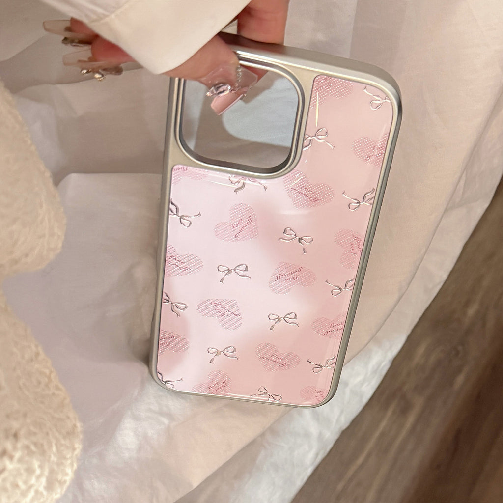 Coffre-fort d'amour de cas de téléphone de Gilding