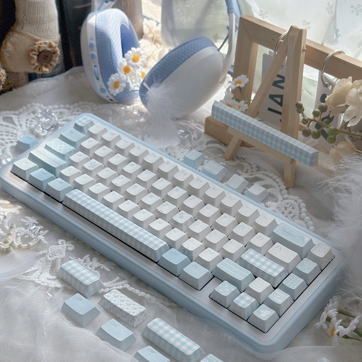 Lyric Poetry-themed mécaniquement adorable PBT Dye-sublimation Custom Keycaps