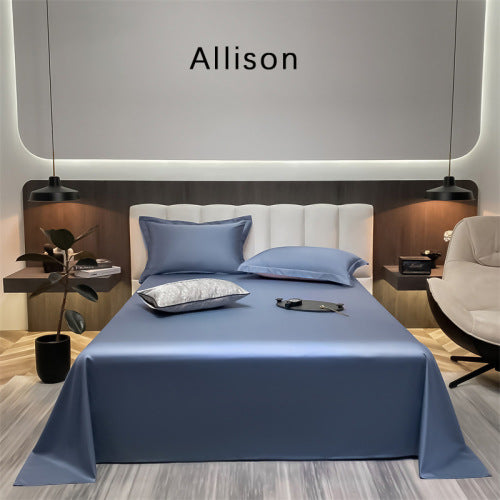 Feuille de lit en coton pur coton monocolore