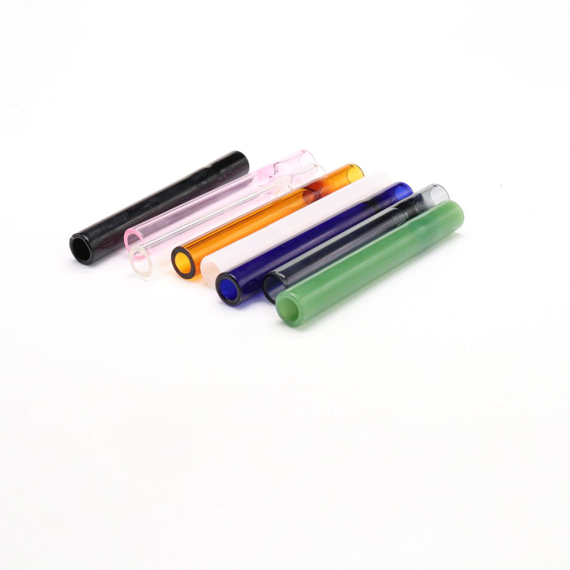 Clear Straight Glass Telescopic Suction Smoke Pipe