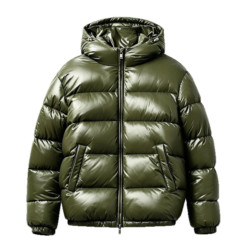 Manteau en coton rembourré d'hiver avec capot pour hommes