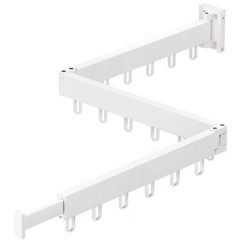 Suspension murale sans punch Petit pli fixe en alliage d'aluminium Airer