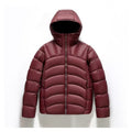 Unisex Veste à capuche en bas Couple Style Ribbed