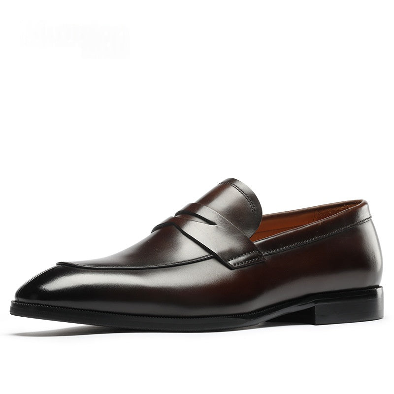 Hommes Casual cuir Slip sur les chaussures tendance pour l'été