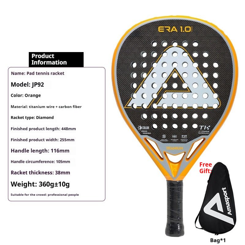 Raquette de tennis en fibre de carbone Cage Style