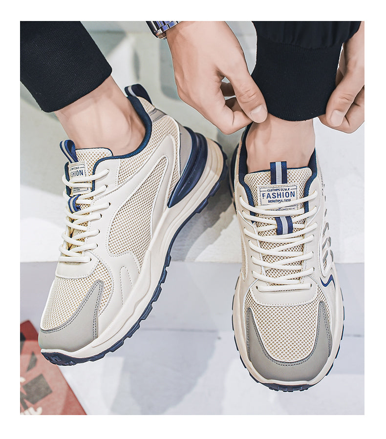 Chaussures de sport en mesh respirant pour hommes