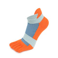 Chaussettes à cinq doigts liftant l'oreille-Taille orange-L-Cotton-1