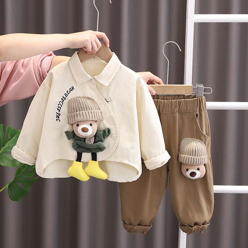 Bébé Western Style Mode Printemps Vêtements costume