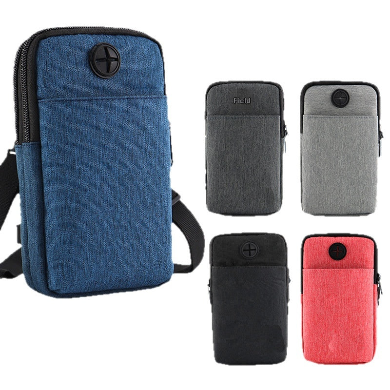 Oxford Cloth Waterproof Sport Outdoor Crossbody Phone Bag