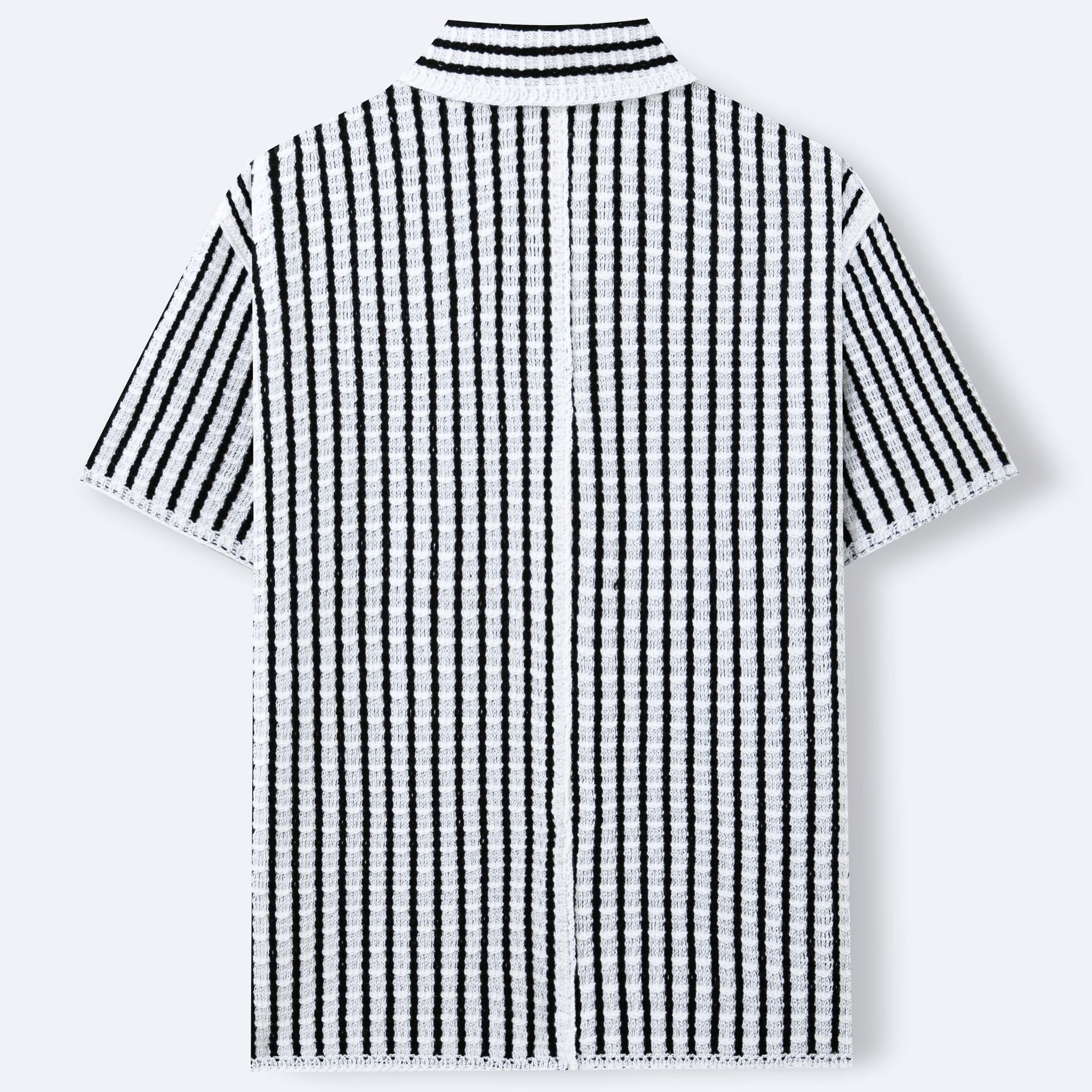 Sweater en maille rayée pour hommes de style européen et américain