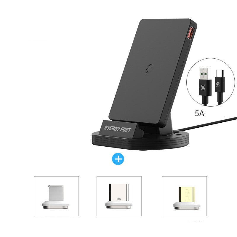 Téléphone mobile Rechargeur sans fil à absorption magnétique rapide