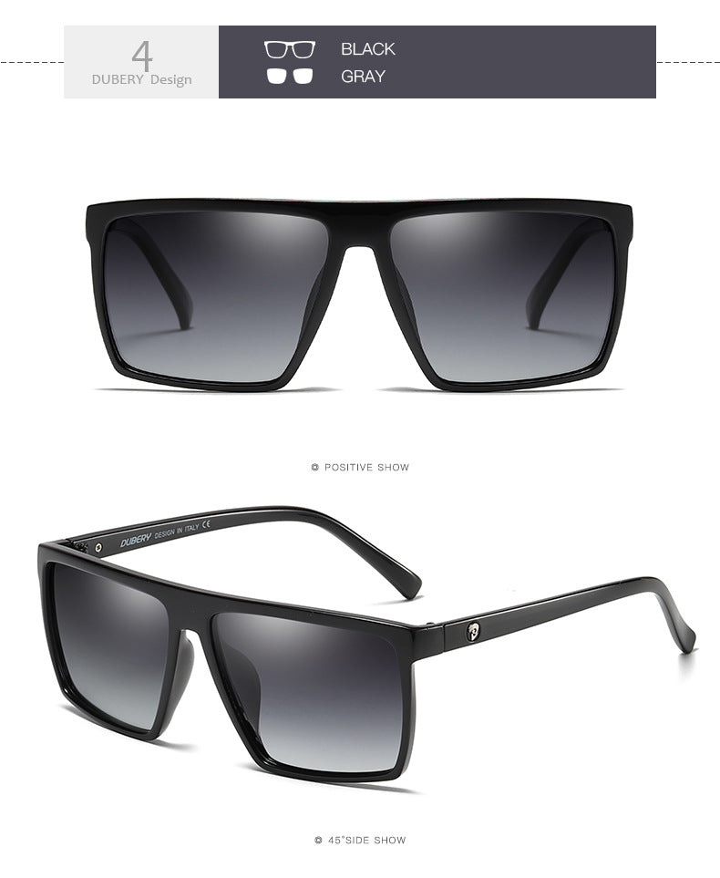 Lunettes de soleil polarisées avec revêtement en métal véritable