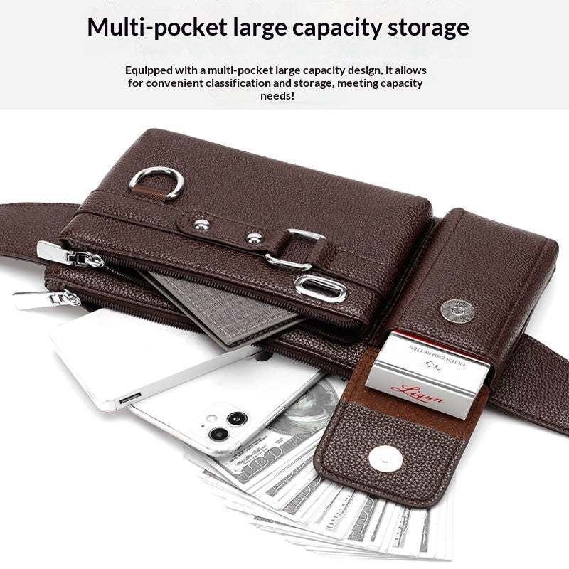 Men's Waist Bag Large Capacity Multi-function Bag