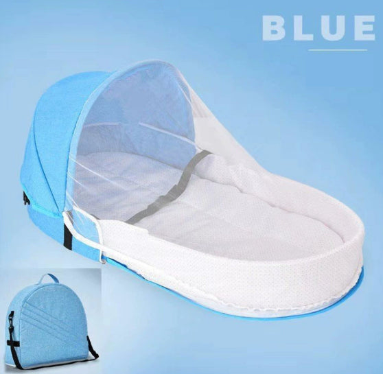 Lit bébé anti-pression pliable portable dans un nouveau-né Isolation Bionic Travel Crib