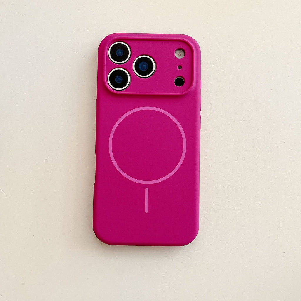 Precision Cut Silicone Magnetic Button Phone Case