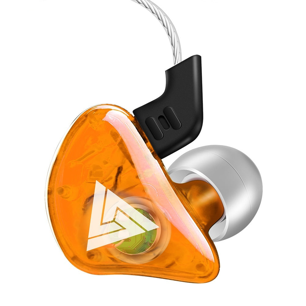 Casques de musique de téléphone à base lourde transparent