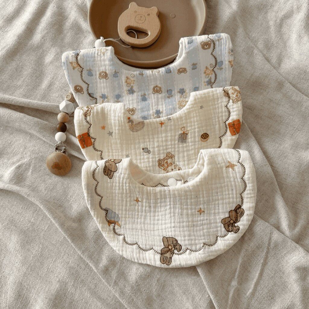 Bébé nouveau-né pour garçons et filles Absorbent fait de coton pur à six couches
