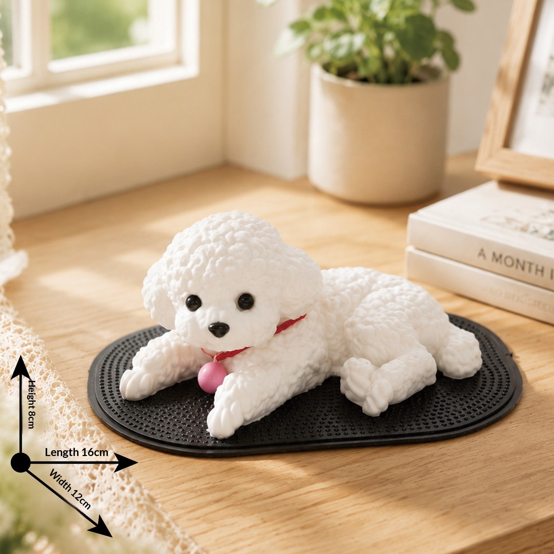 Décoration de voiture tendance mignon une figurine de petit chien bonuncy