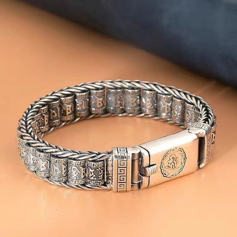 Bracelet en argent pour hommes