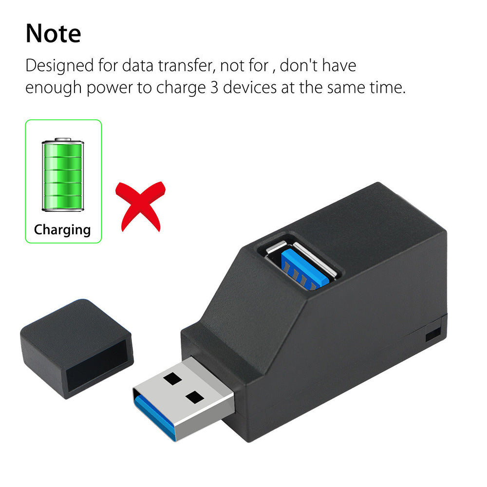 Mini 3 ports USB20 câble séparateur