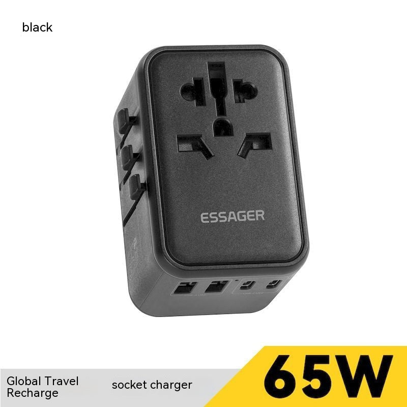 Convertisseur universel de prise de voyage de chargeur 65W