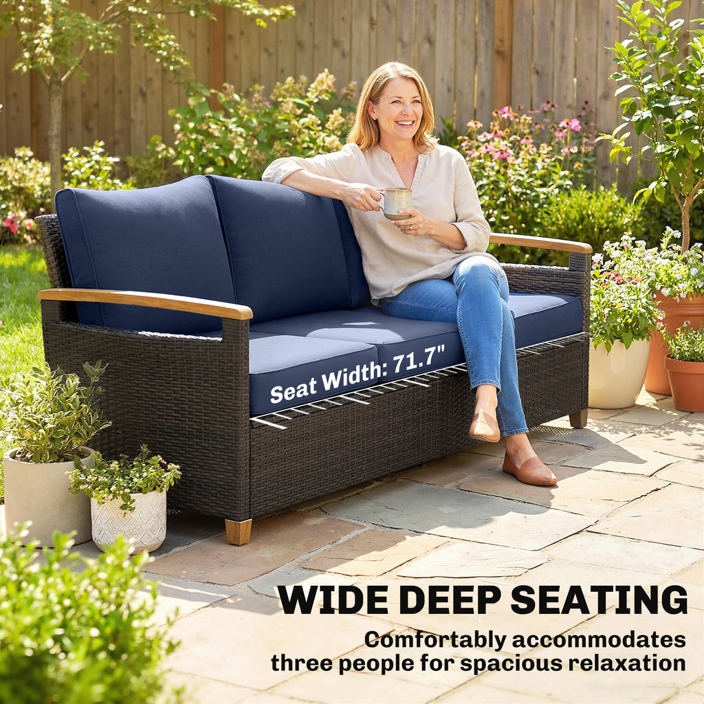 3 Seater Couch Outdoor Canapé