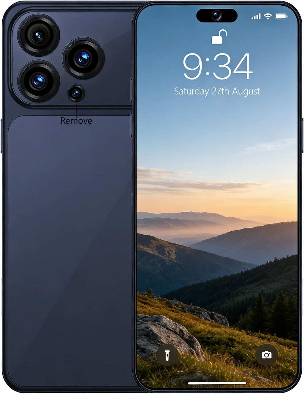 A17 Téléphone sans blocage Ultra 8 Go Téléphone intelligent 256 Go Android 15 Téléphone