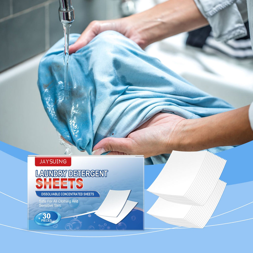 JAYSUING feuilles de détergent