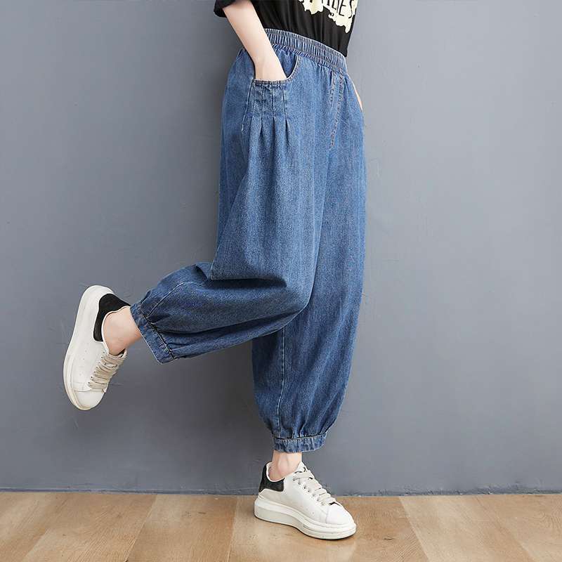 Jeans Drawstring de style européen