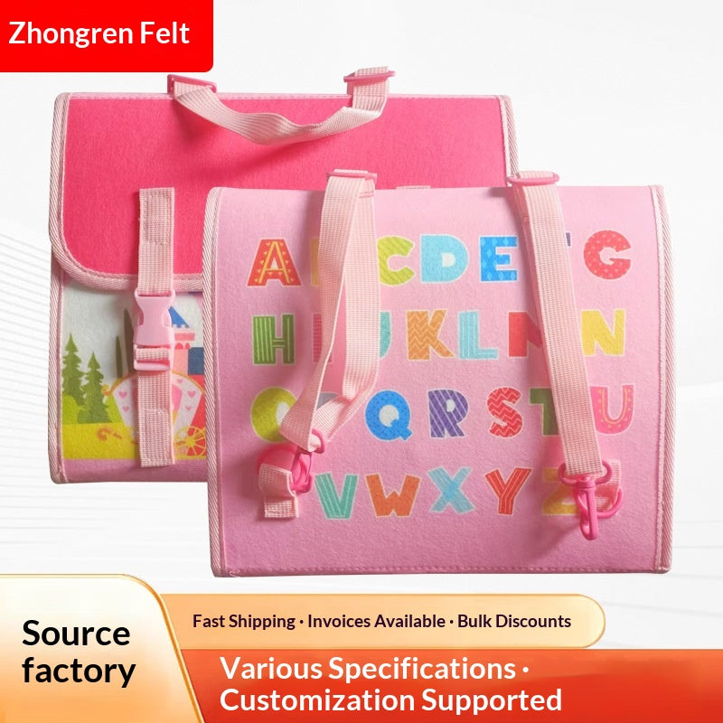 Baby Toy Bag Dress-up Felt Learning Board