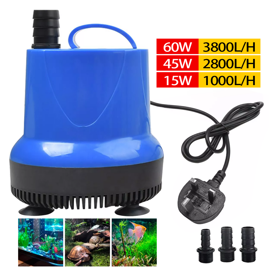Eau submersible étang de 240V Aquarium réservoir de poisson Caractéristique de l'eau Fontaine-15W