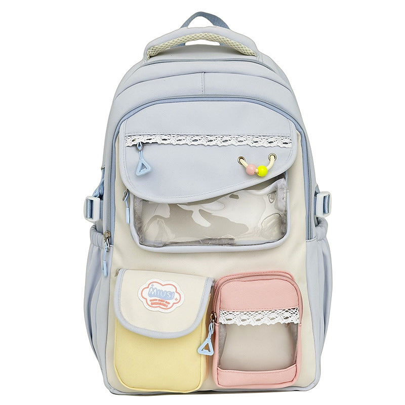 Petits élèves du secondaire Sac à dos élégant avec grande capacité