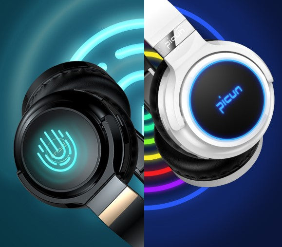 Écouteurs Bluetooth avec pliage lumineux