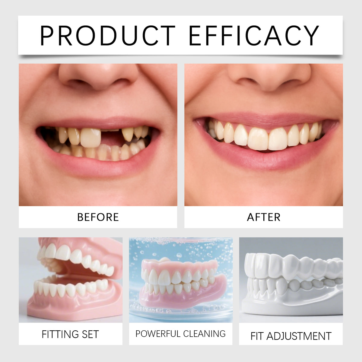 Set de denture confortable