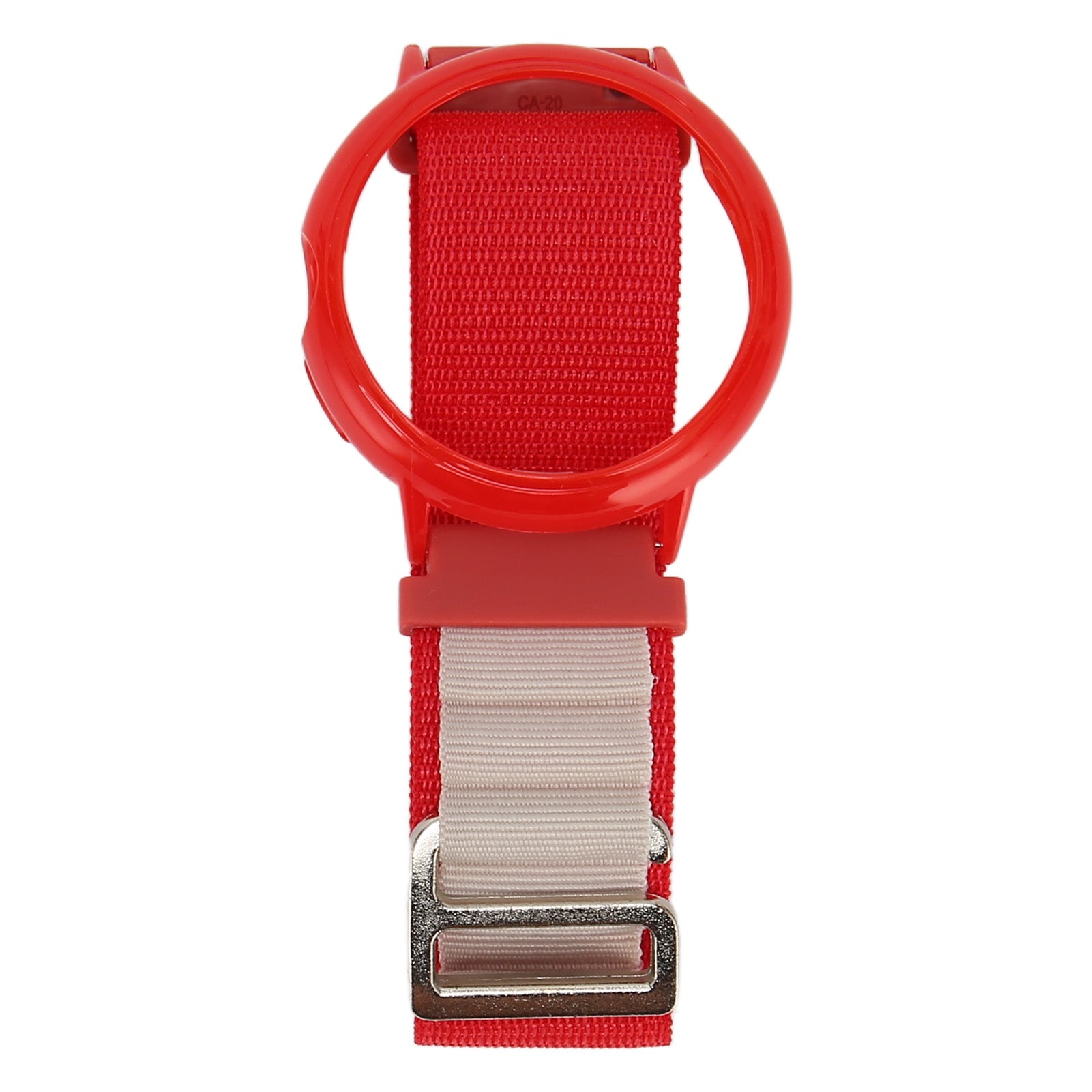 Bracelet stretch Nylon Woven Loop Watch avec boîtier de protection en plastique pour goog