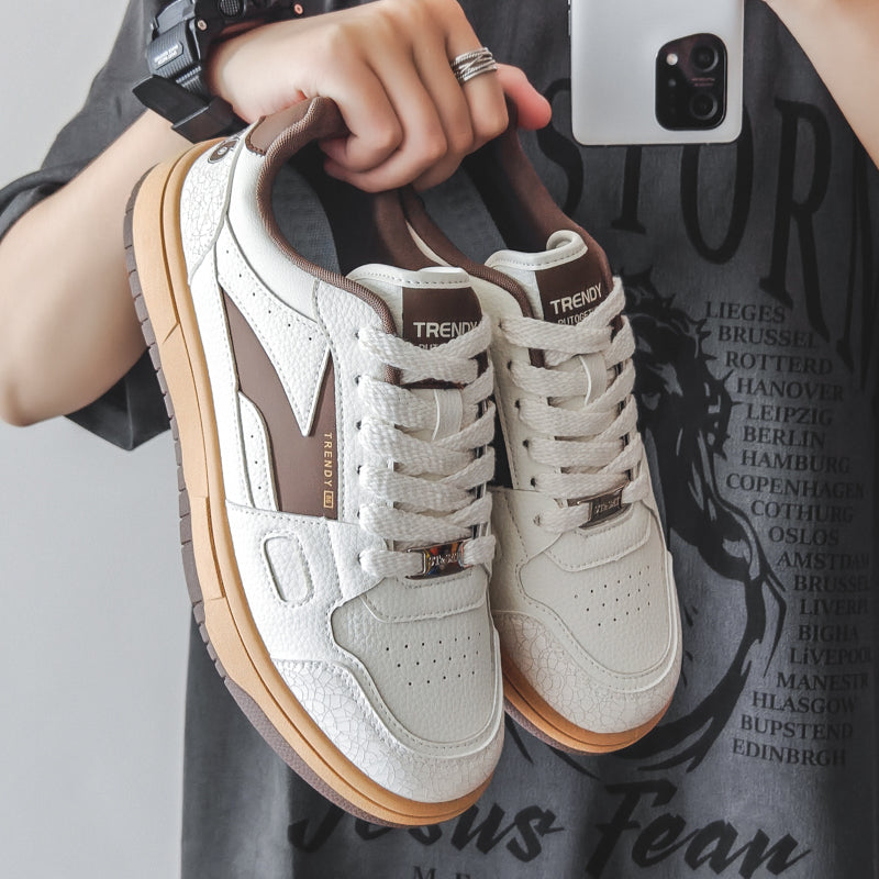 Chaussures de toile rétro homme tendance