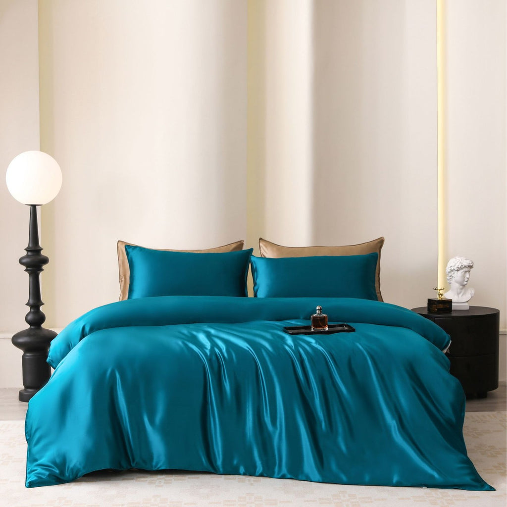 Soie 22-momme Set de quatre pièces en soie léger luxe
