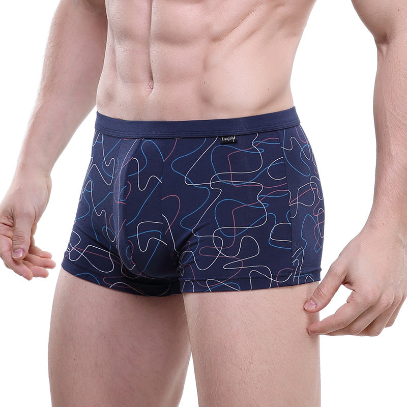 Short respirant imprimé pour hommes
