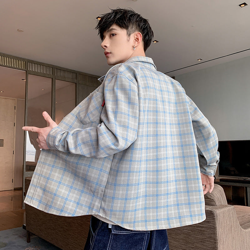 Autumn Mens Trendy Loose-fitting Versatile Top