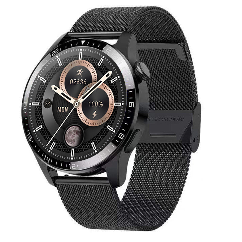 Smartwatch pour adultes avec surveillance du rythme cardiaque Suivi de la condition physique et fonctionnalités de la voix intelligente