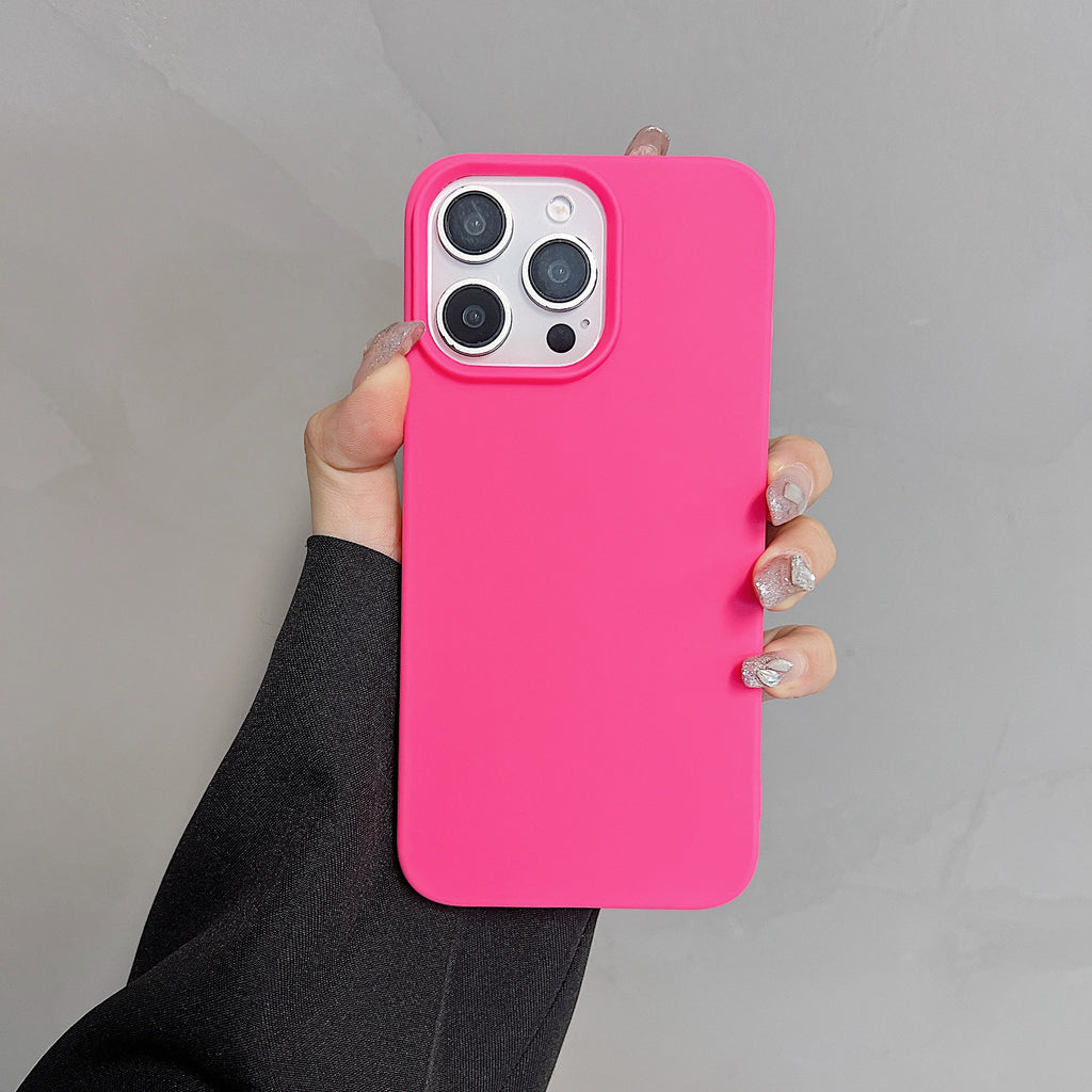Solid Color Demi-paquet Skin Feeling Matte Cover Protection Case