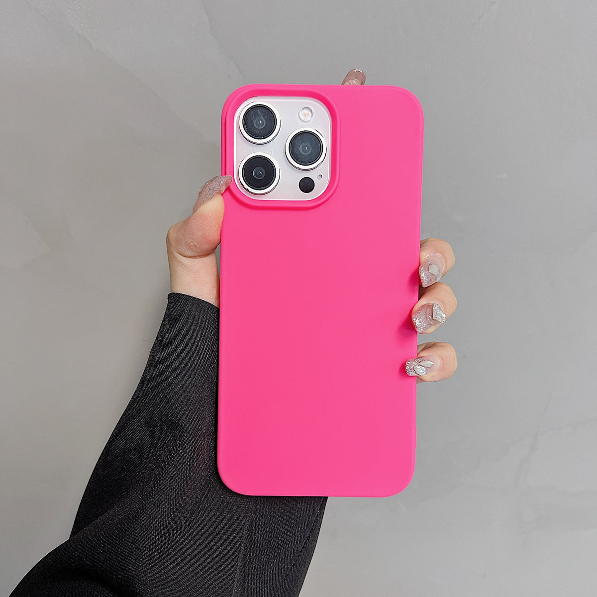 Solid Color Demi-paquet Skin Feeling Matte Cover Protection Case