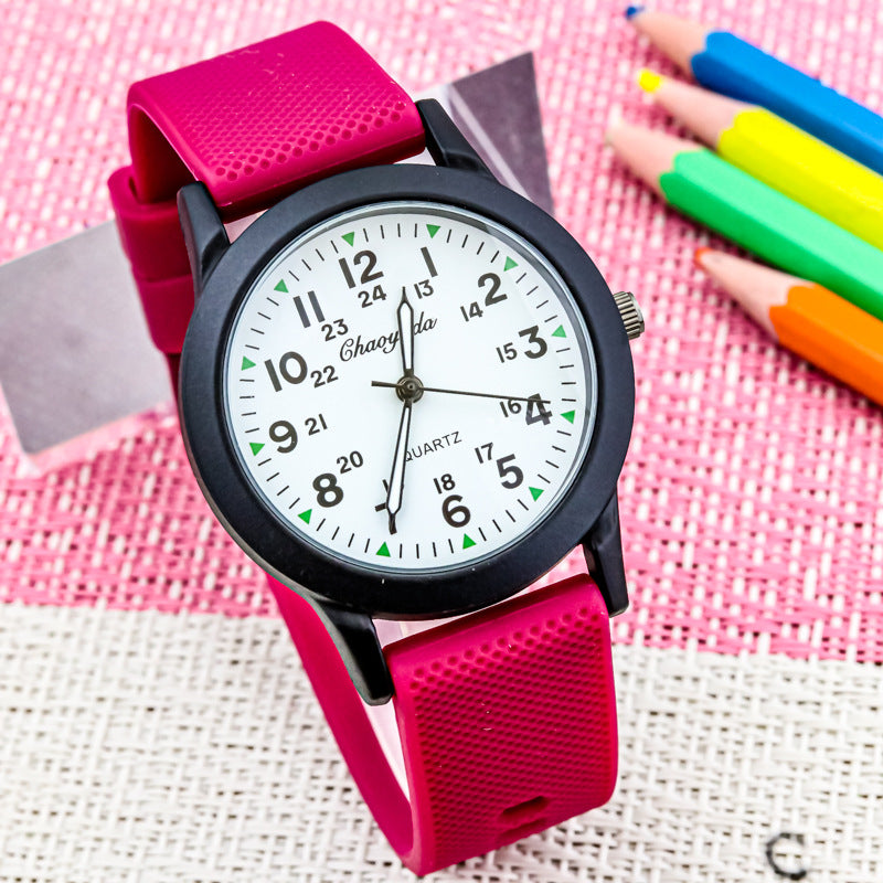 Aiguille lumineuse étanche Montre électronique numérique transparente
