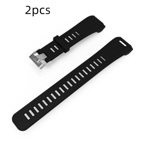 Bracelet intelligent avec un bracelet en silicone élégant amovible disponible en petites et grandes tailles
